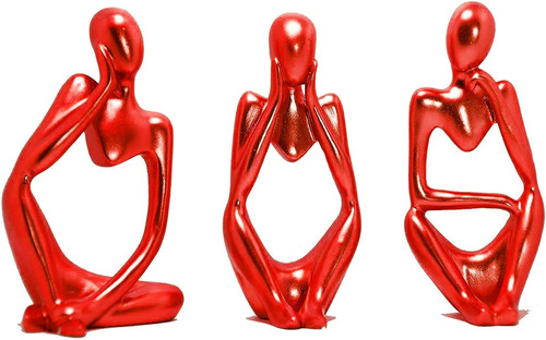 3pcs room statues modern home - statues, modern,