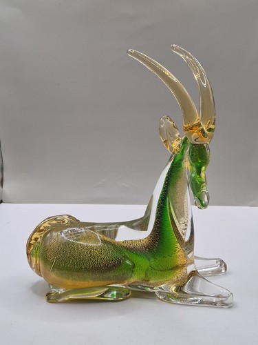 Rare ltd murano glass gazelle - rare,
