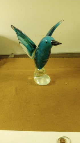 Vintage hand blown art glass - art,