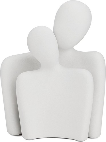 Hugging couple statues - statues,