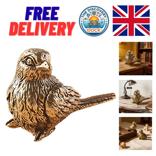 Handcrafted brass sparrow - handcrafted,