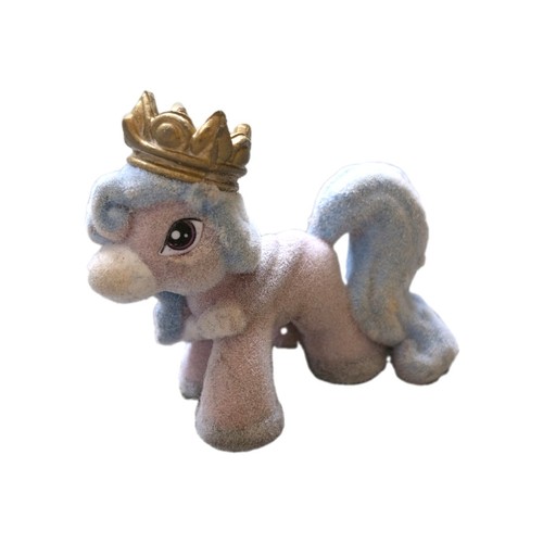 Vintage royal fuzzy - fuzzy, little