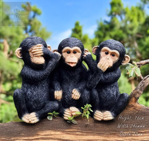 Monkey figurine see - see, speak