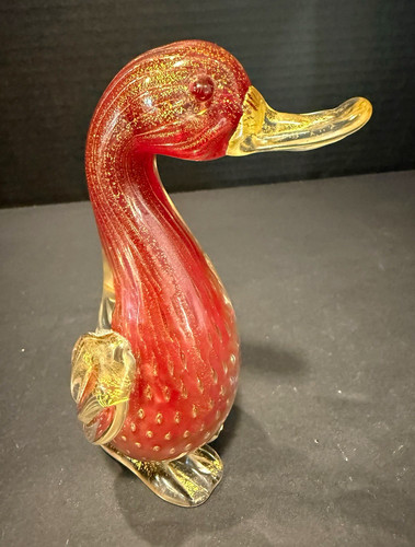 1960s murano aventurine ruby - 1960s,