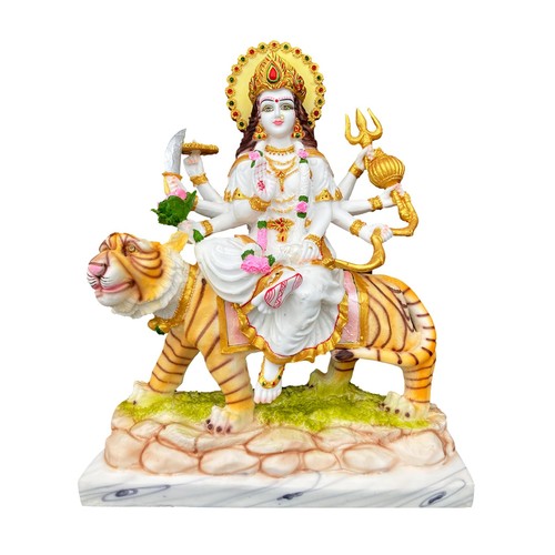 Marble dust maa durga - marble, devi