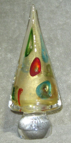 Murano clear art glass - clear,